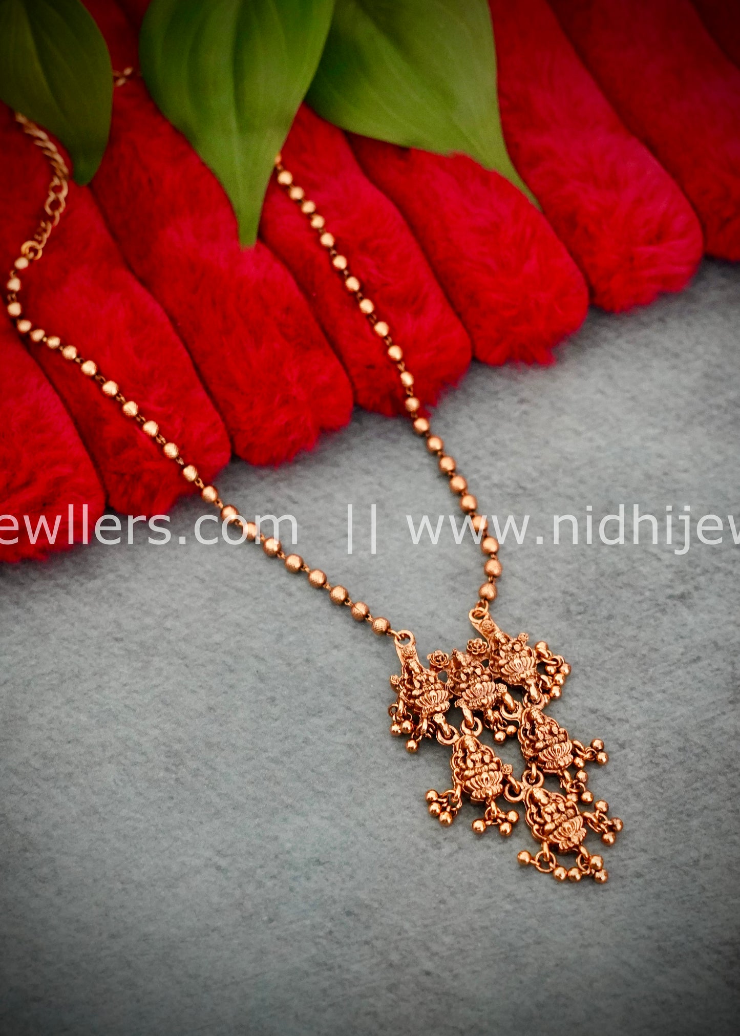 Multi layer lakshmi haram golden