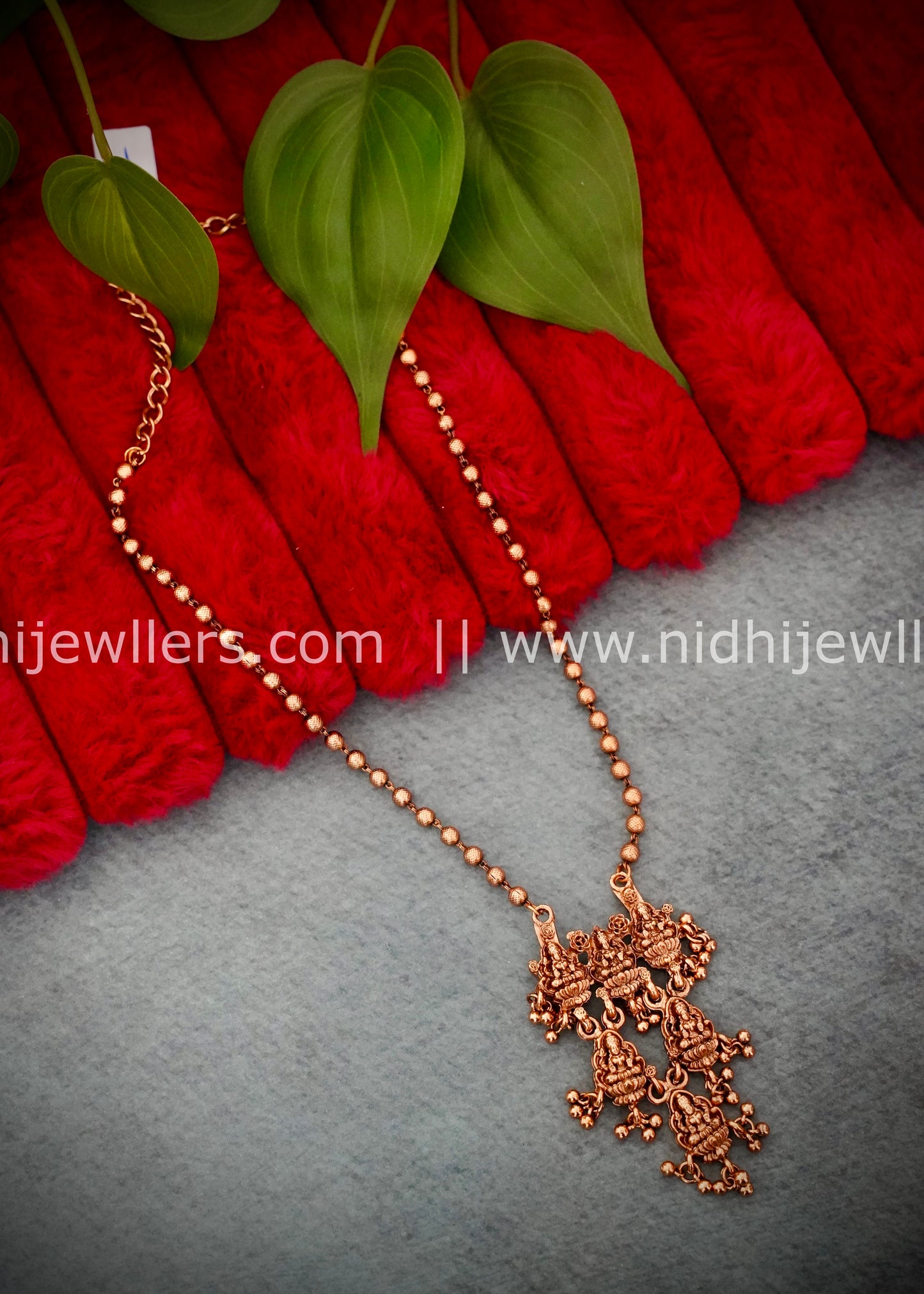 Multi layer lakshmi haram golden
