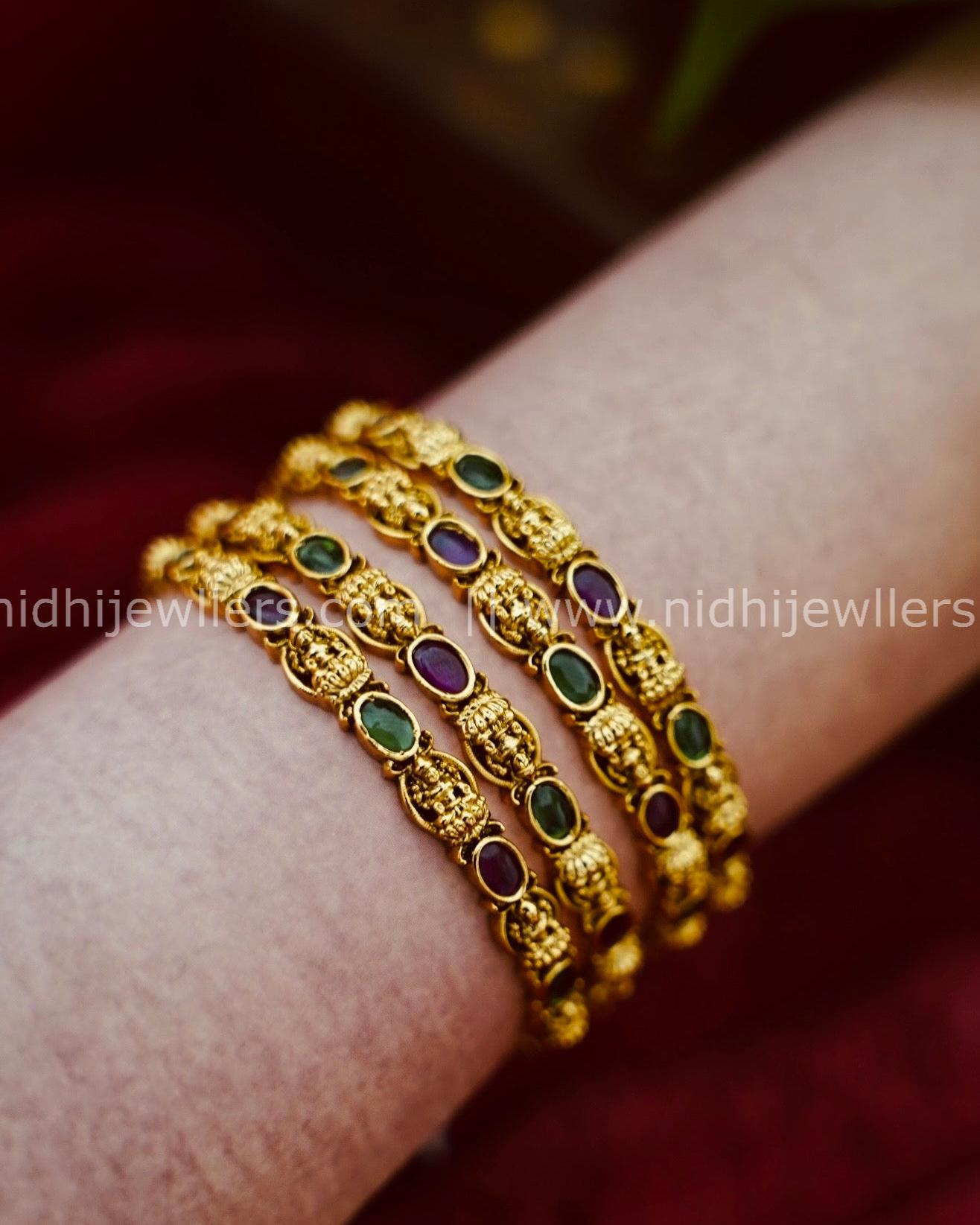 Multicoloured premium Lakshmi Bangles