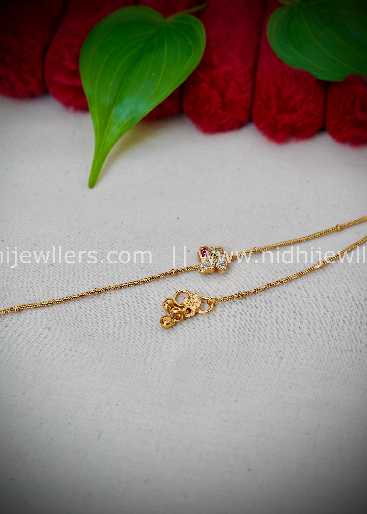 anklet floral 1