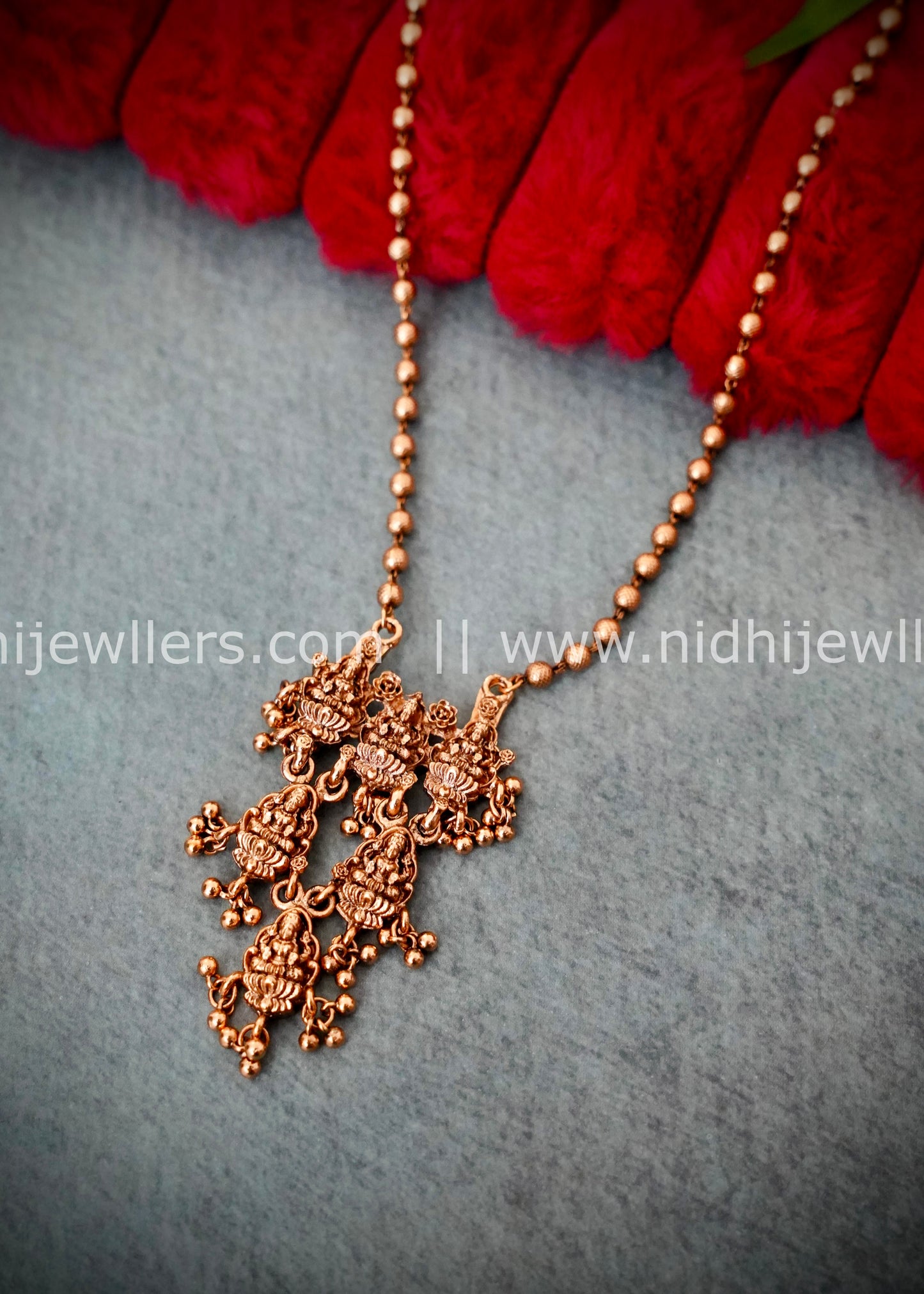 Multi layer lakshmi haram golden