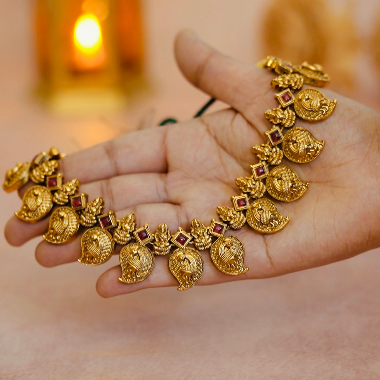 Premium Mango traditional necklace
