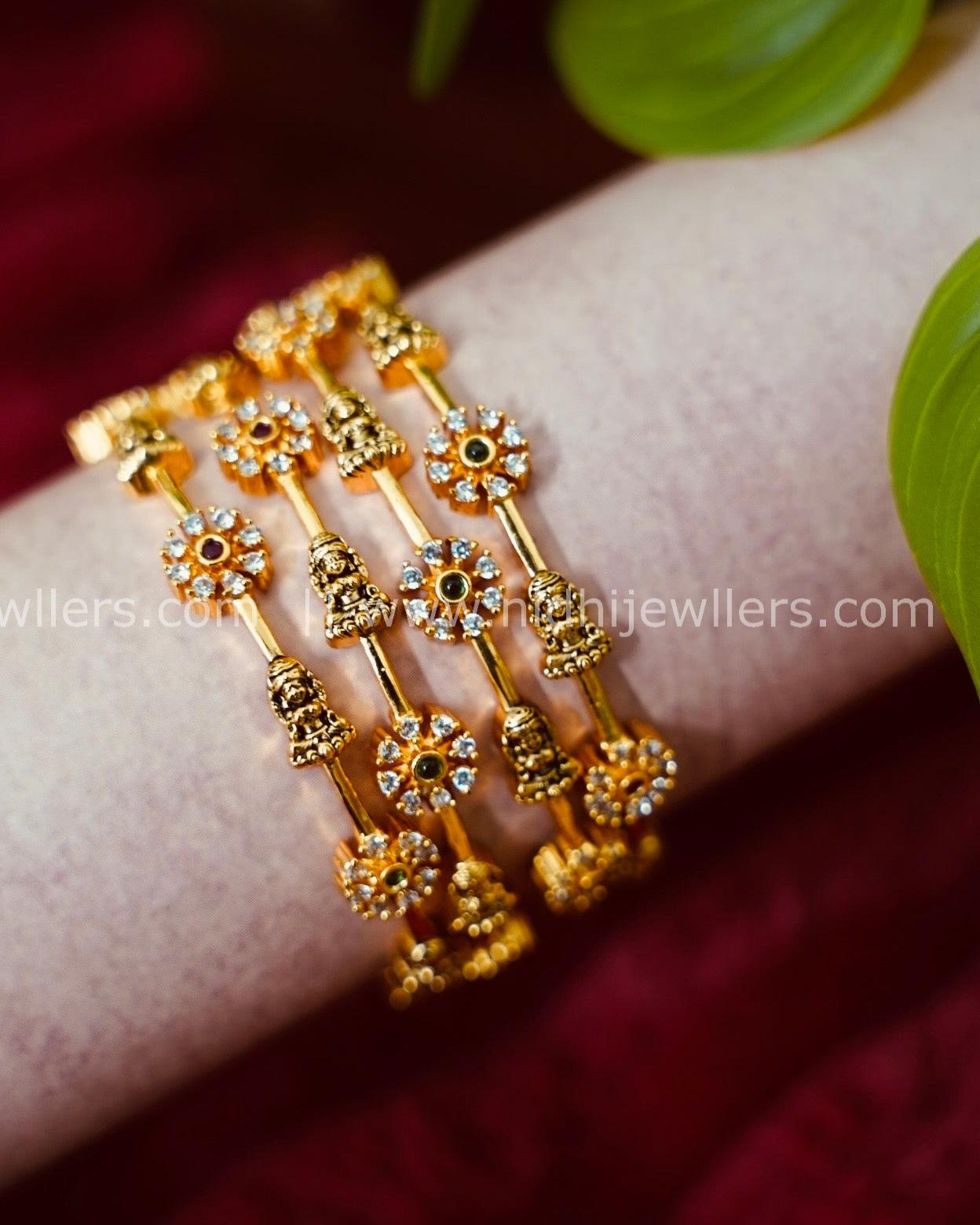 Premium flower Lakshmi Bangles