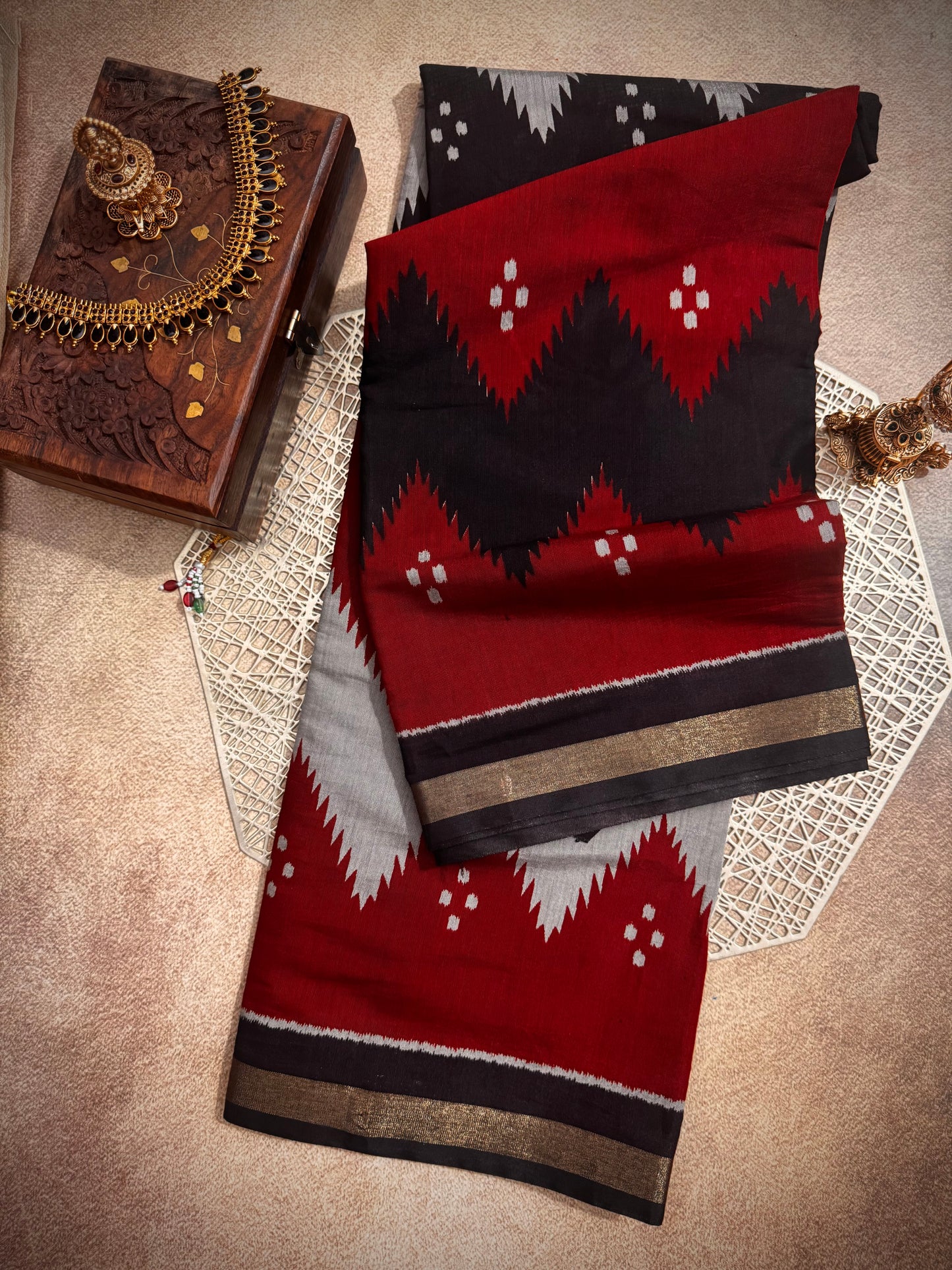 Maheshwari cotton saree