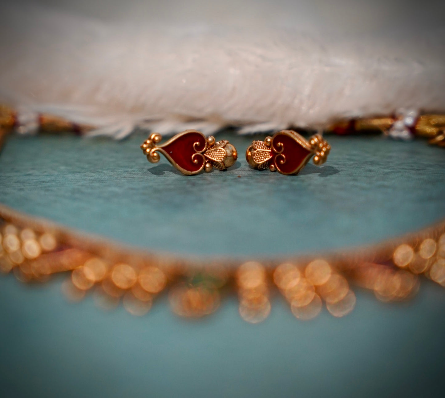 Kerala mullamottu neck piece
