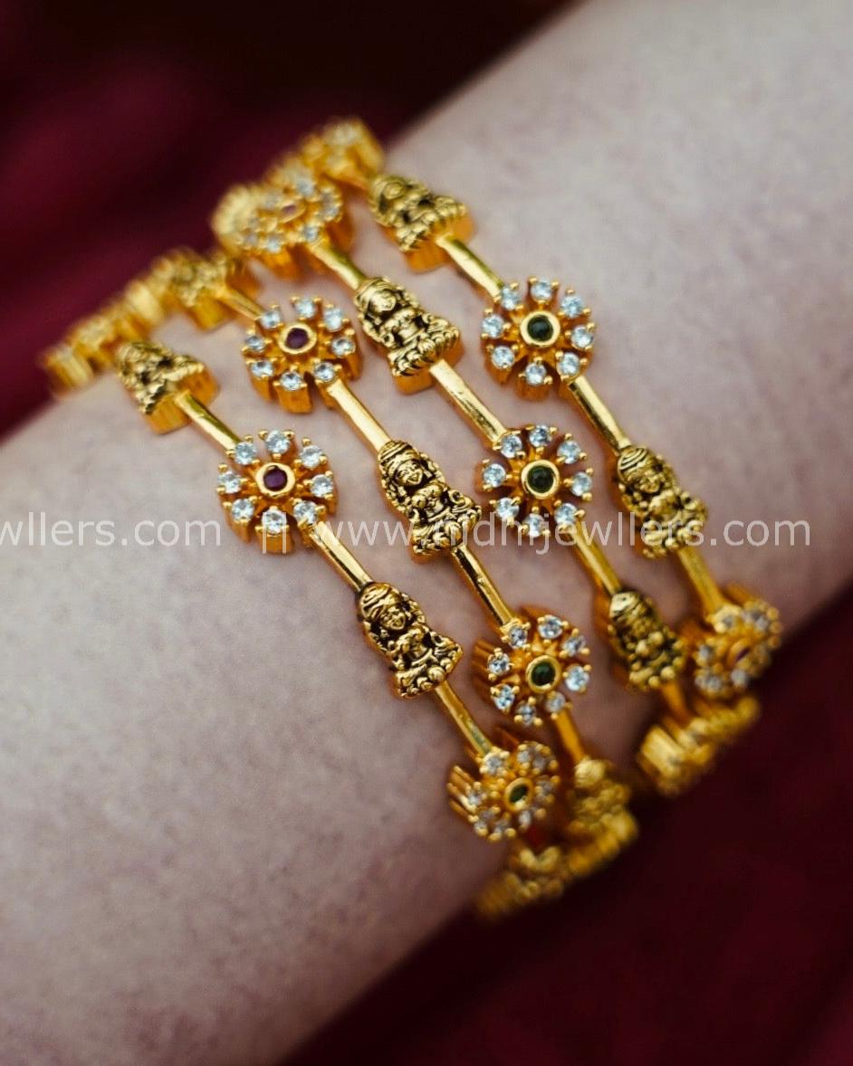 Premium flower Lakshmi Bangles