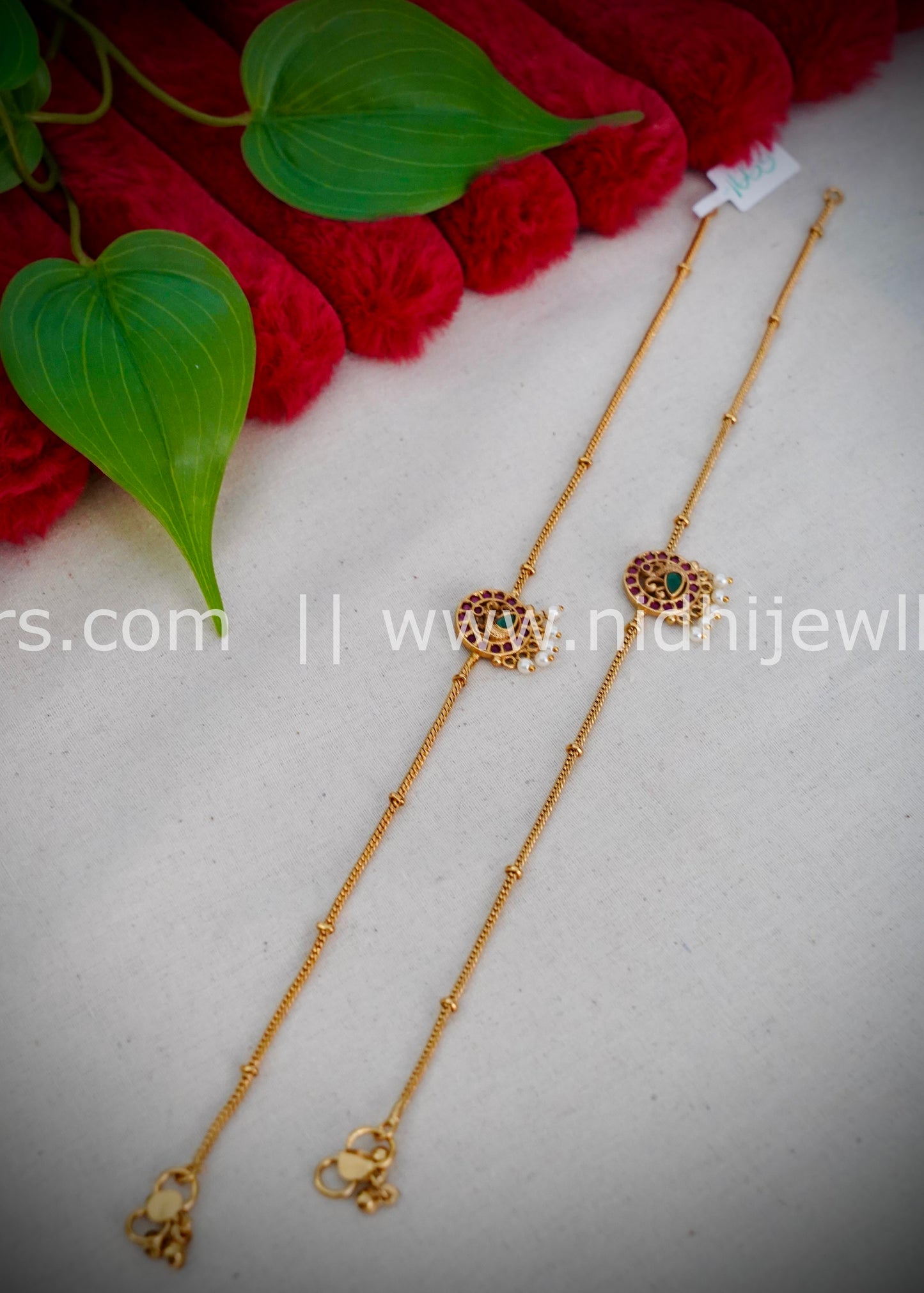 anklet floral 1