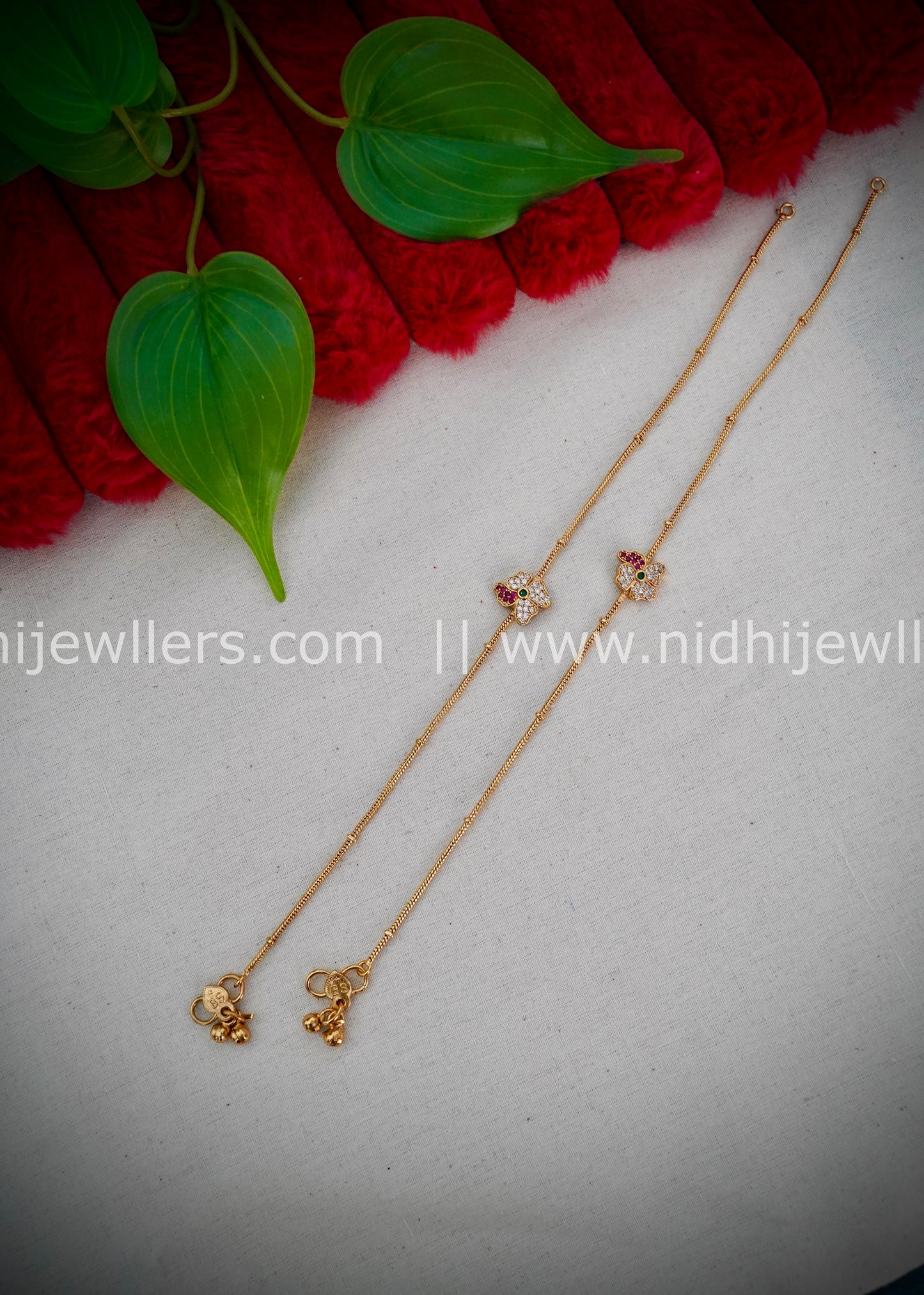 anklet floral 1