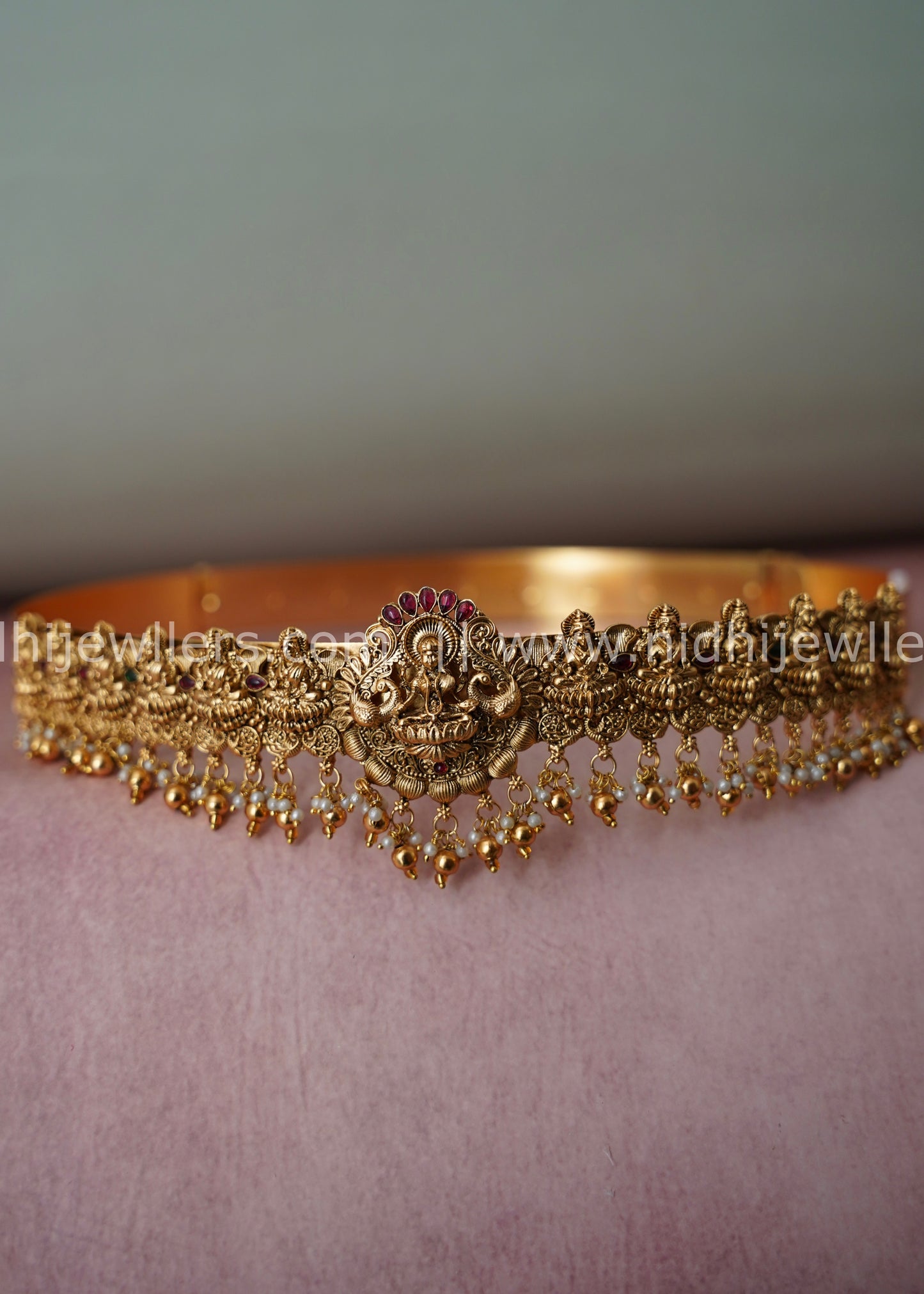 Premium Lakshmi peacock Hip belt