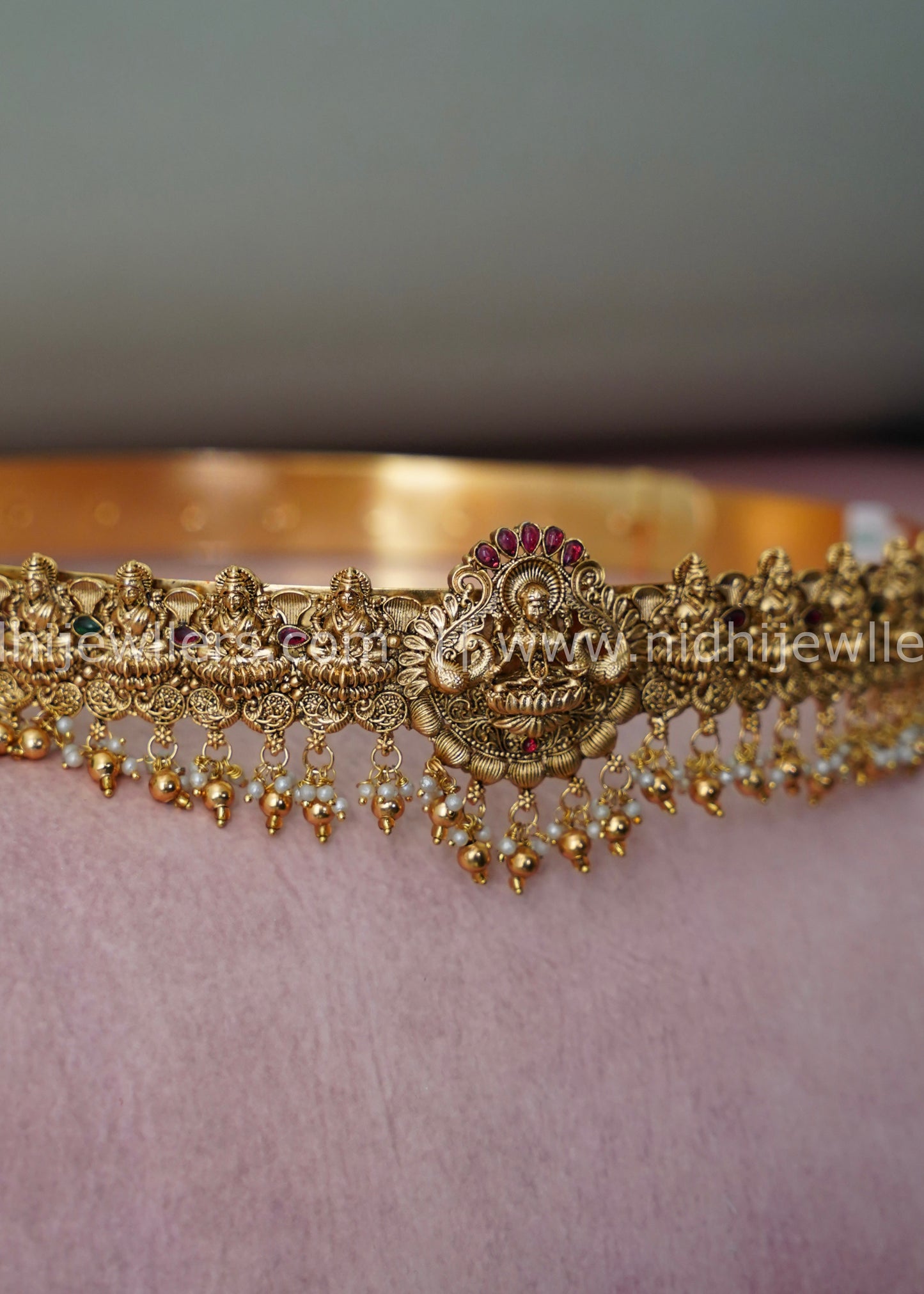 Premium Lakshmi peacock Hip belt