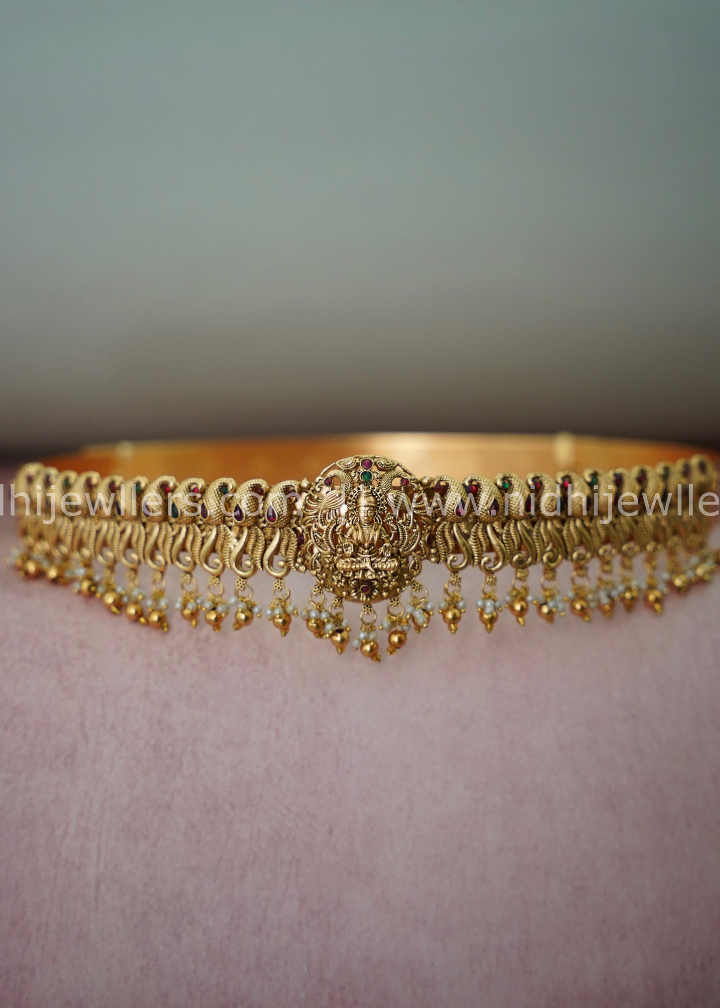 Premium Lakshmi peacock Hip belt