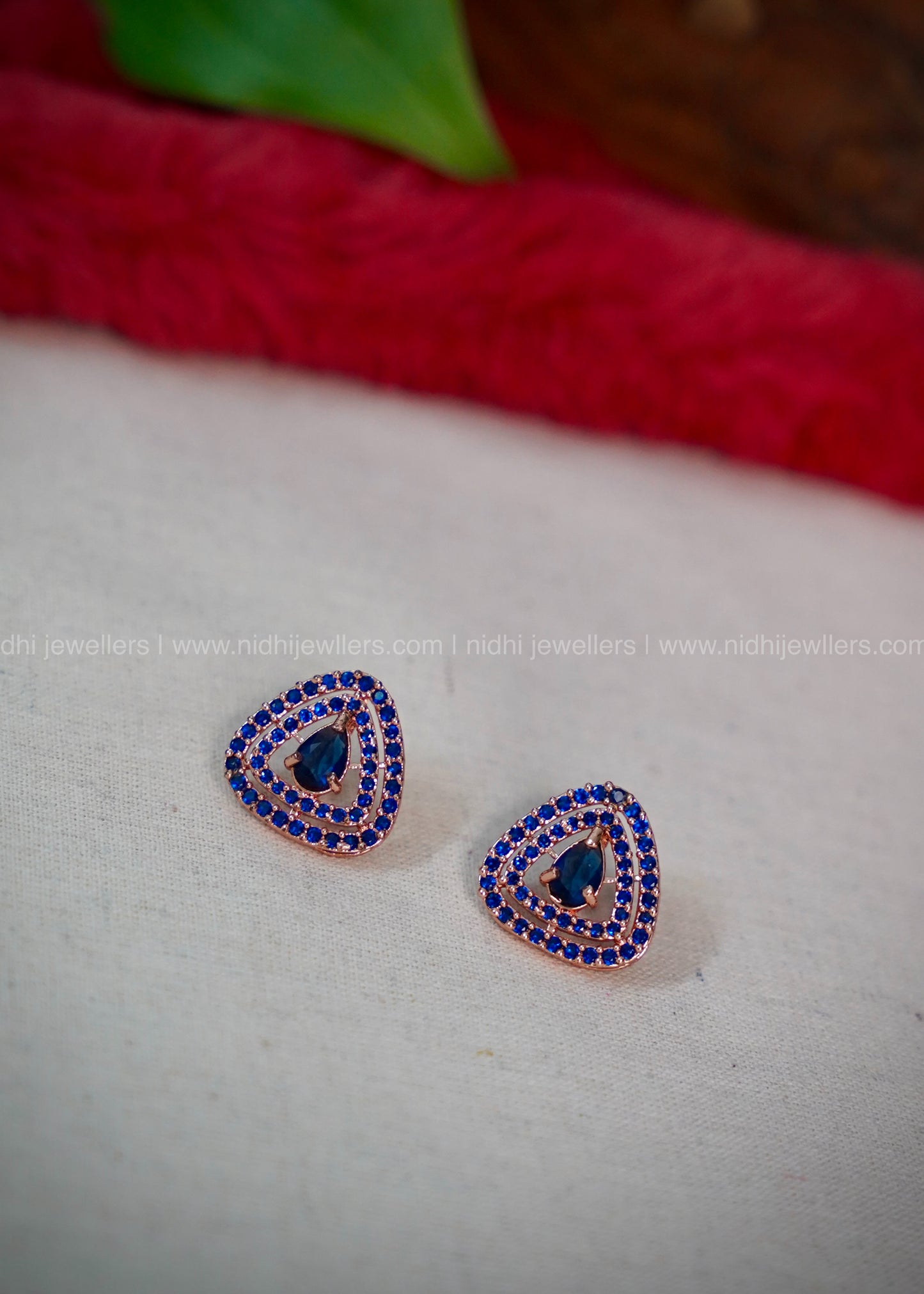 Daily ware Blue microstone earring