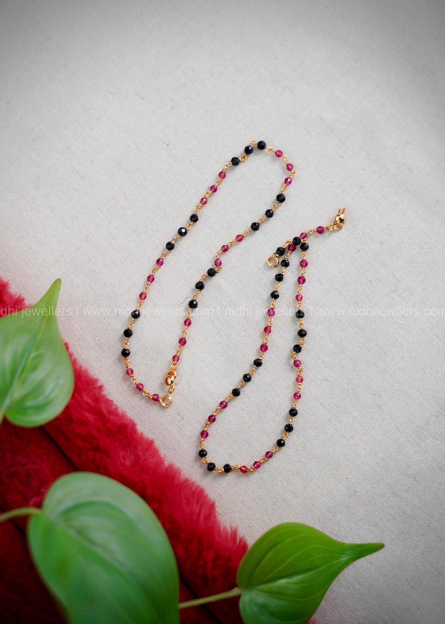 Dailywear premium crystal beads anklet.
