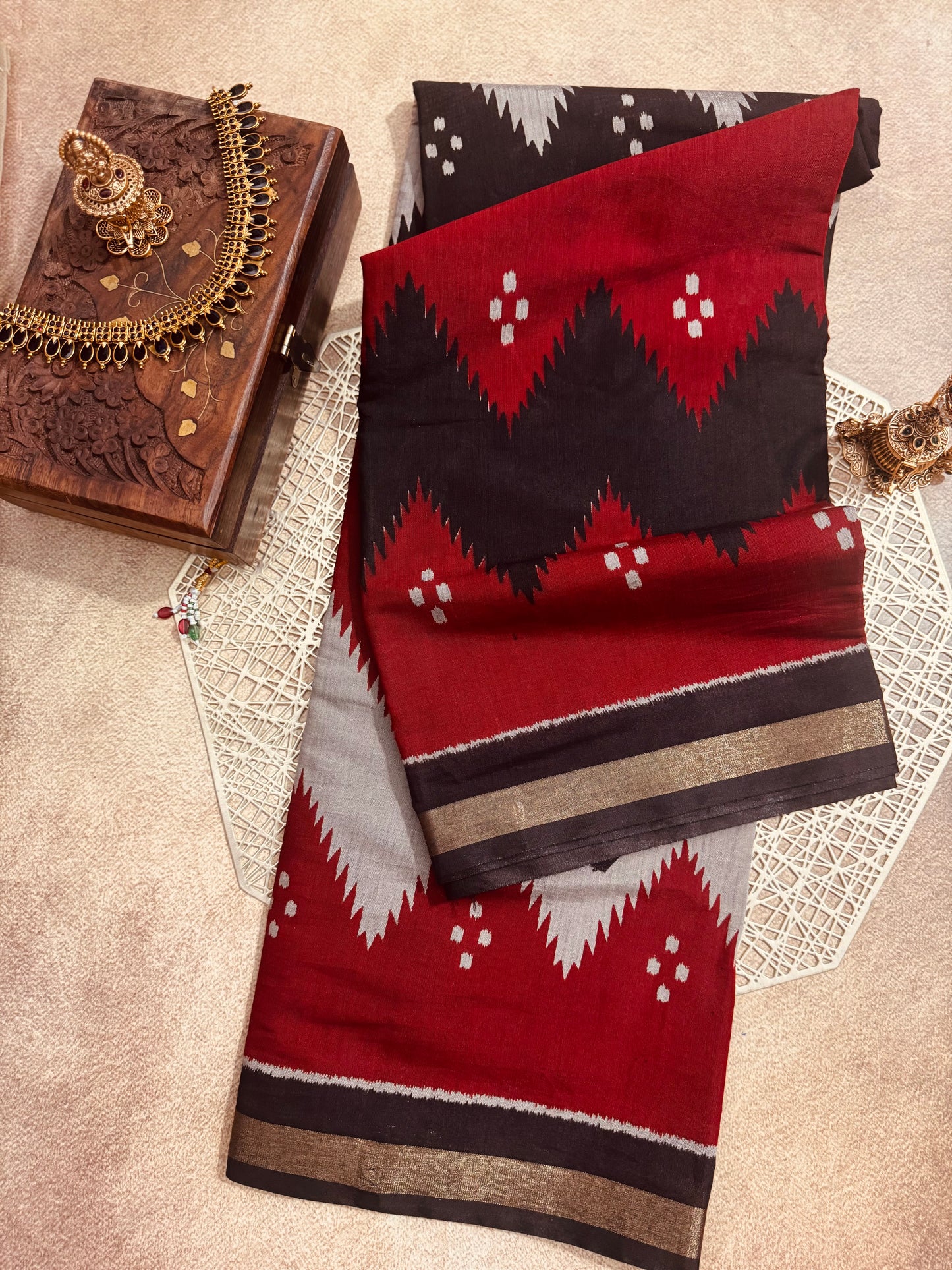Maheshwari cotton saree