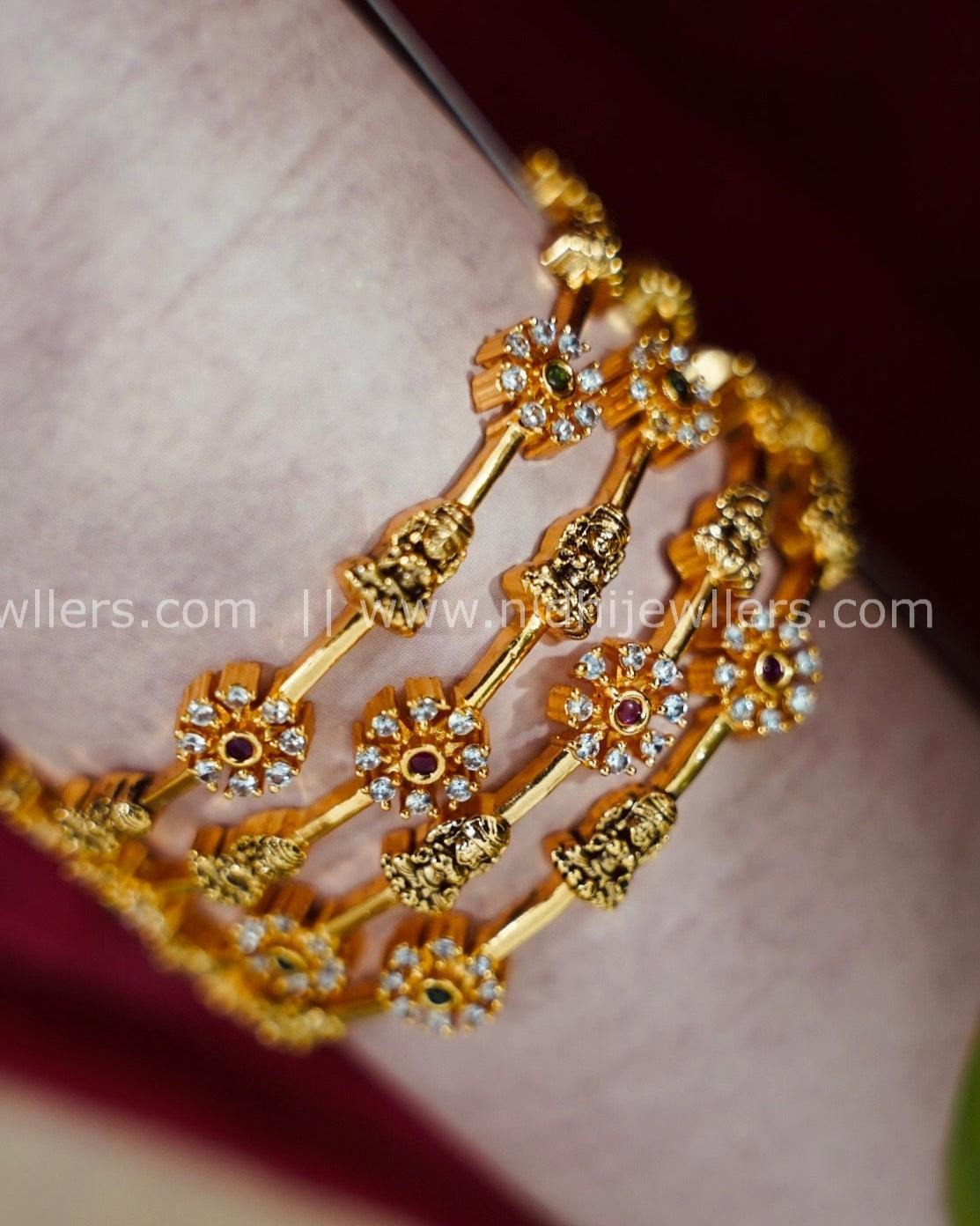 Premium flower Lakshmi Bangles