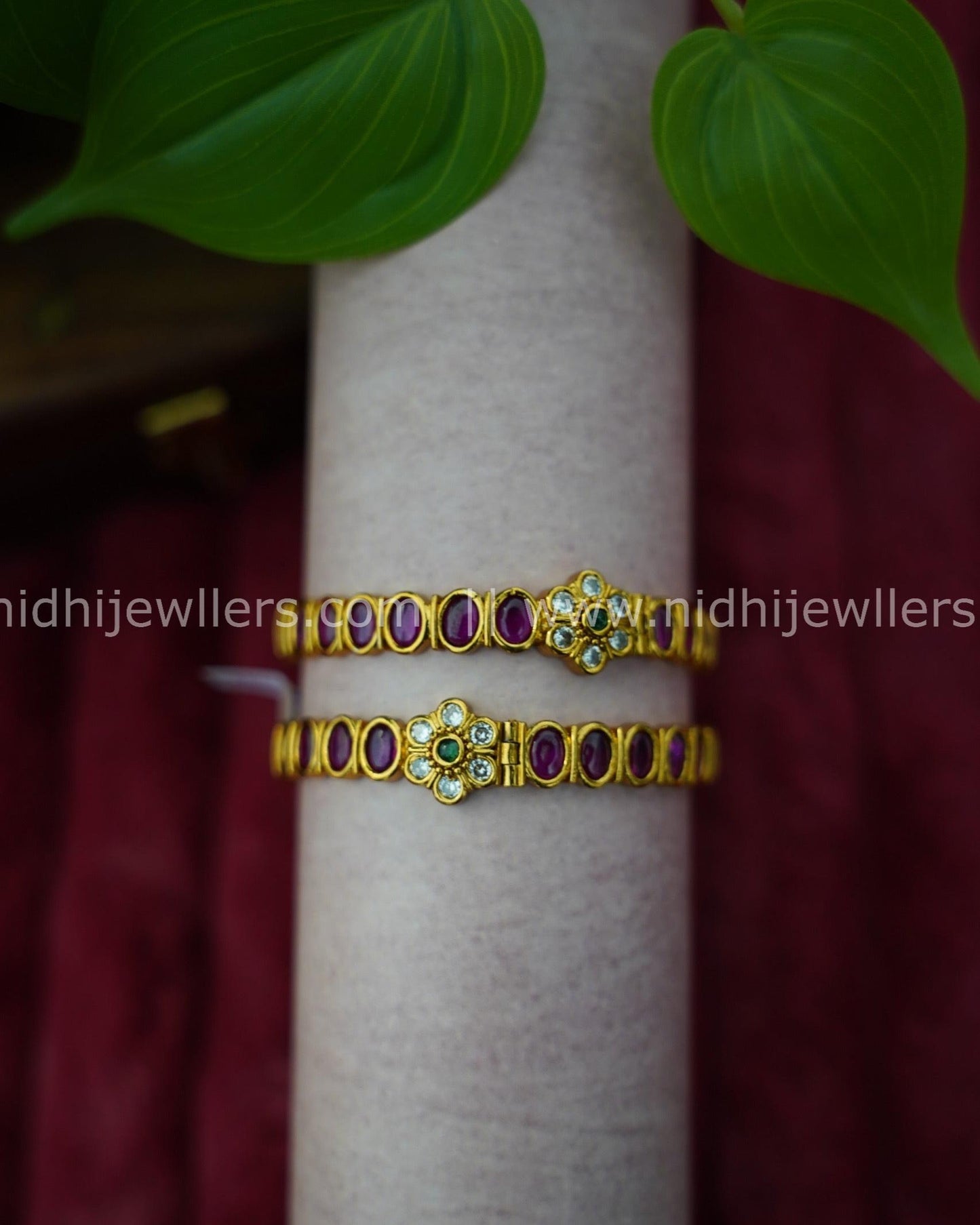Premium pink locked type bangles