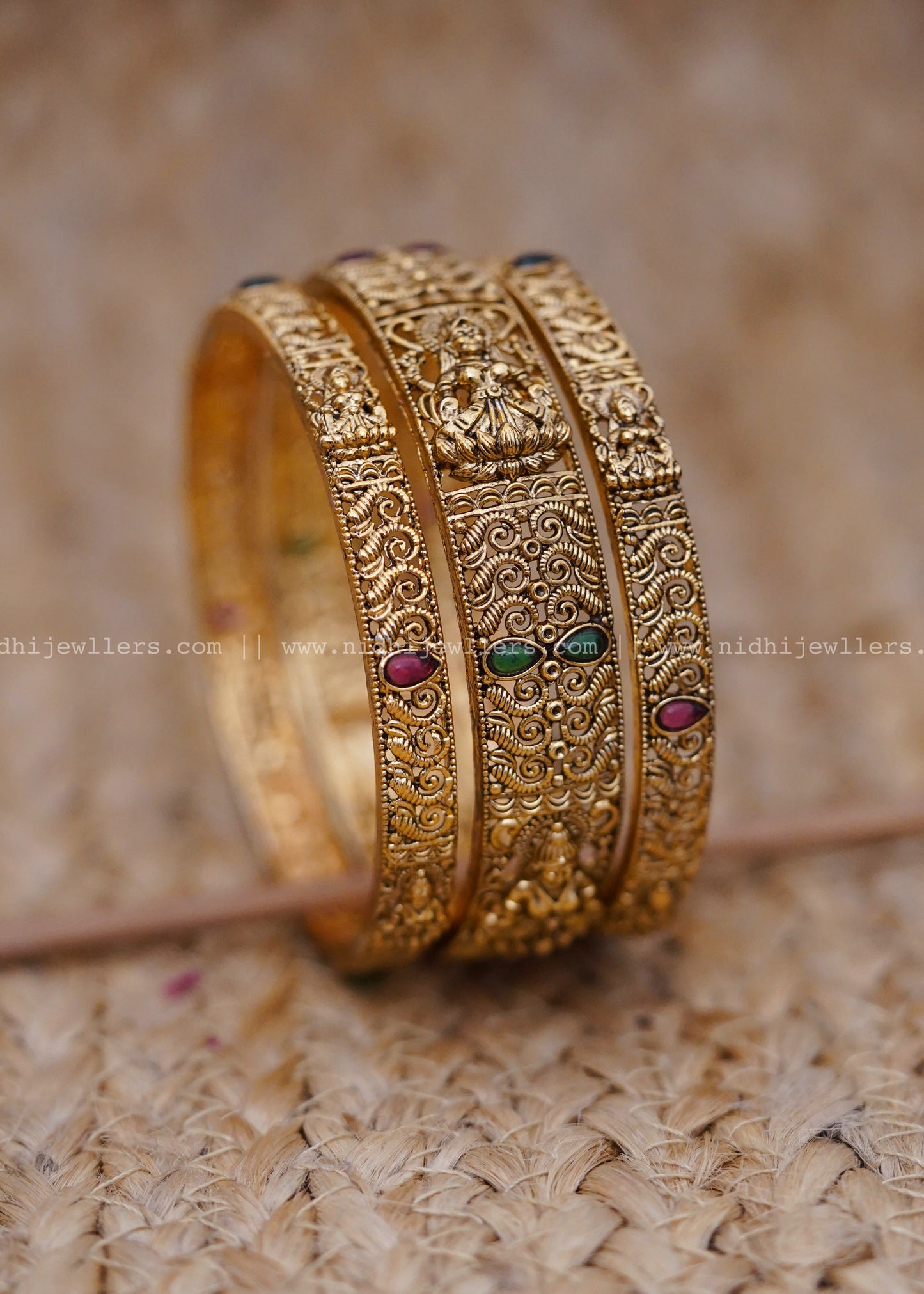 Seetha multicoloured bangle set