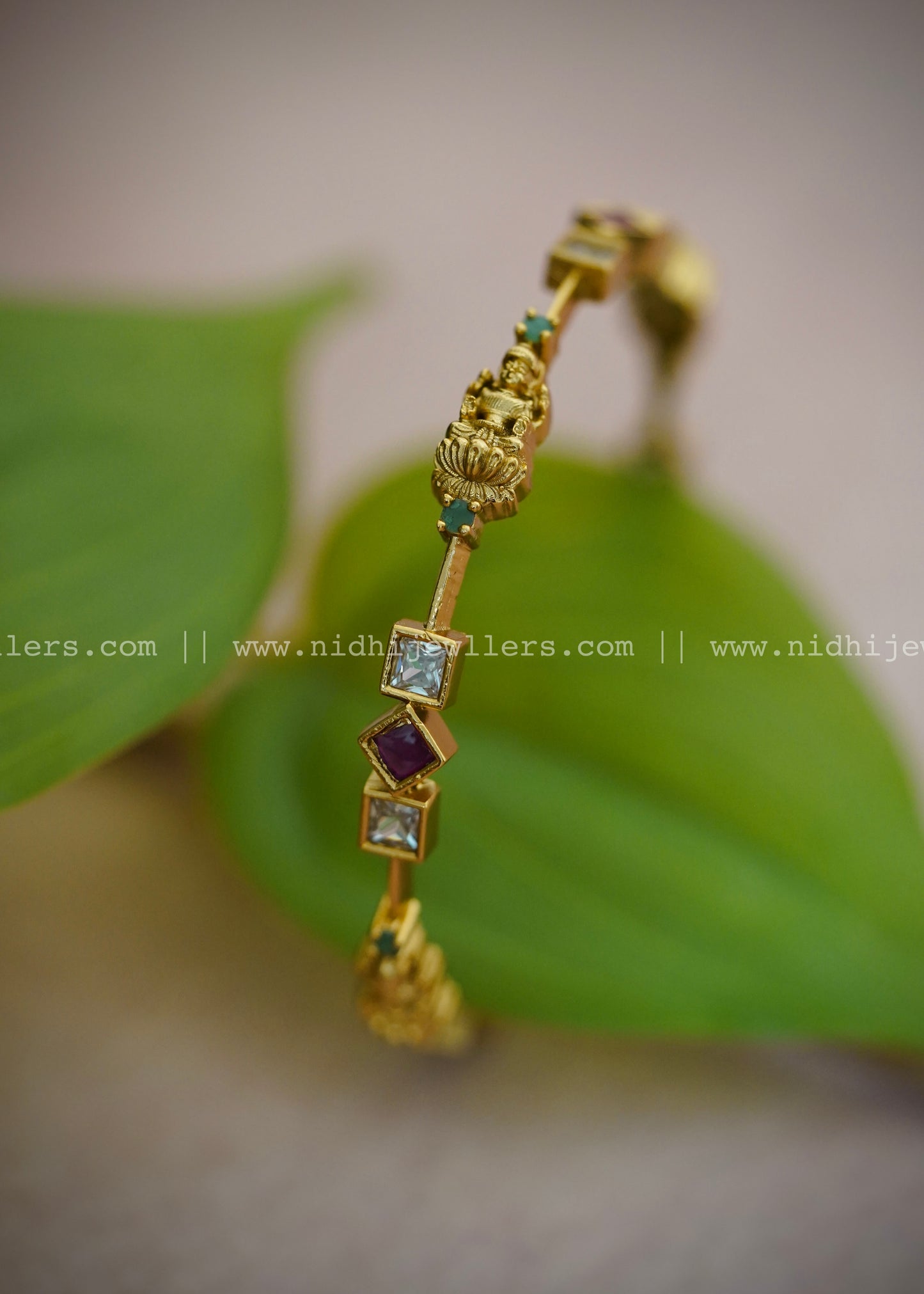 Premium Lakshmi stone bangle