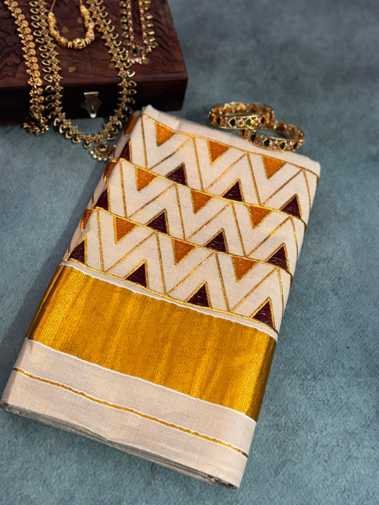 Premium Kerala set saree