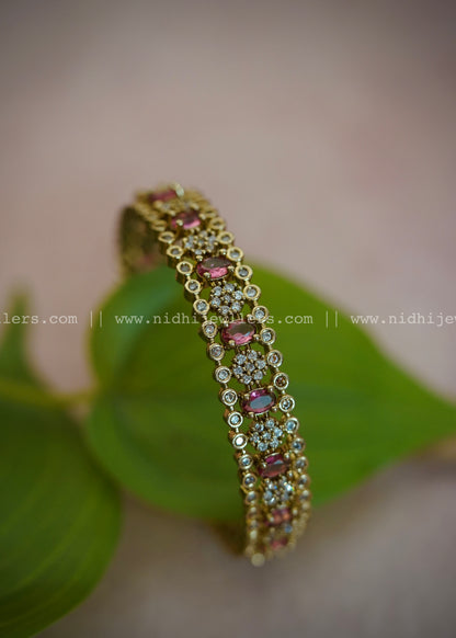 Premium Rubi AD stone bangle