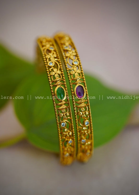 Premium multicoloured kemp bangles