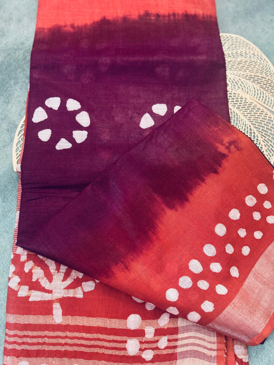 Batik Linen cotton premium