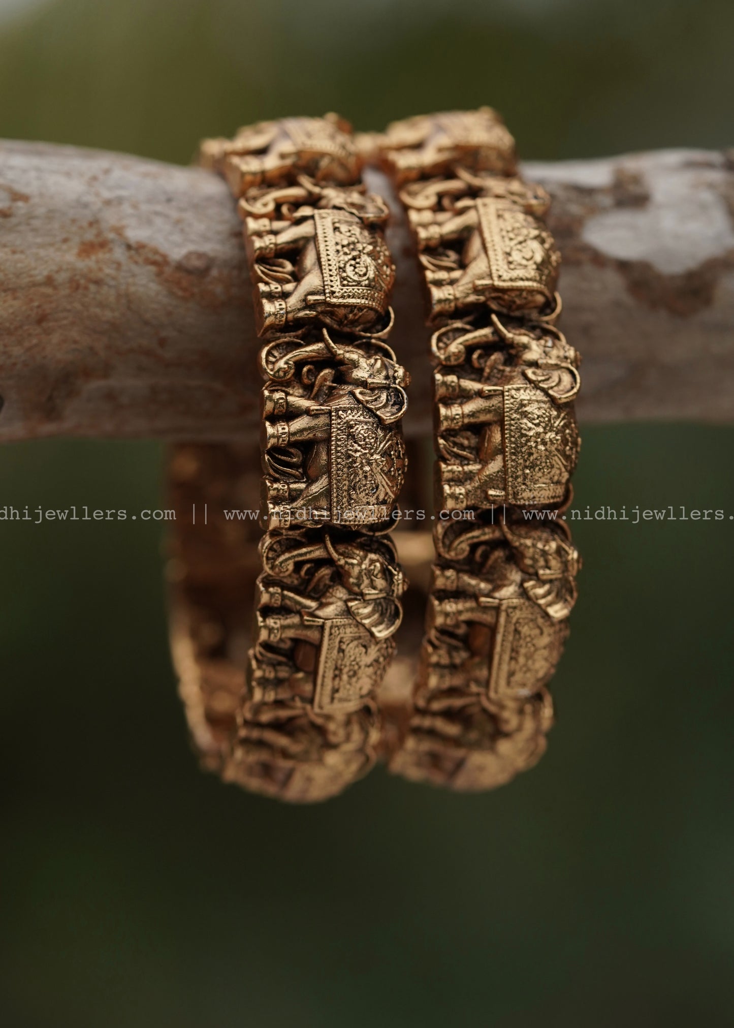 Traditional elephant bangles