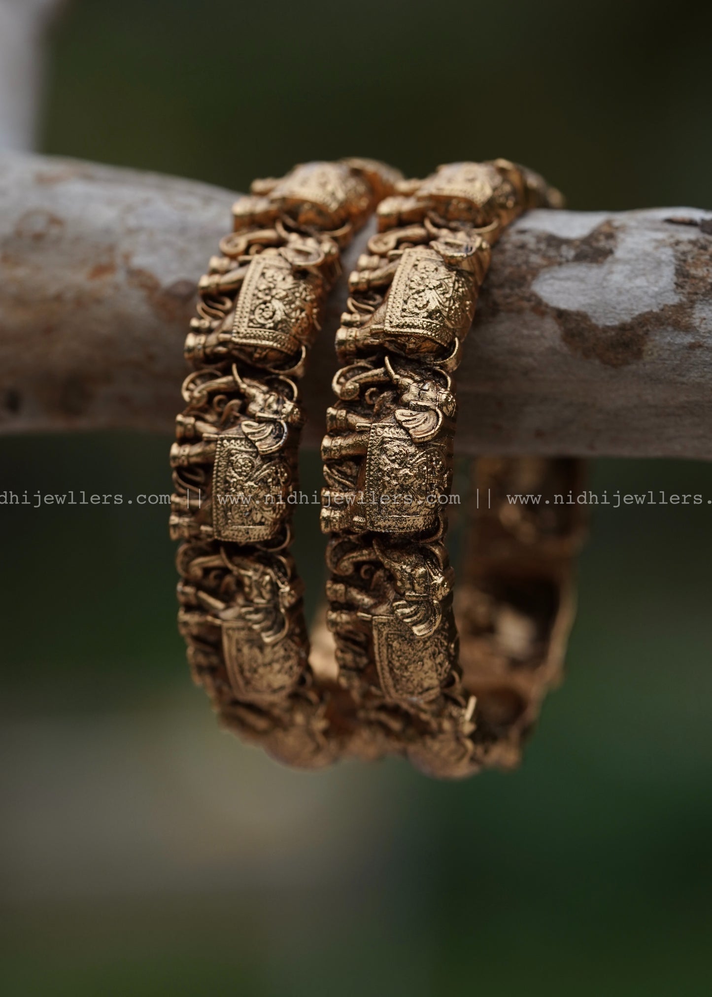 Traditional elephant bangles