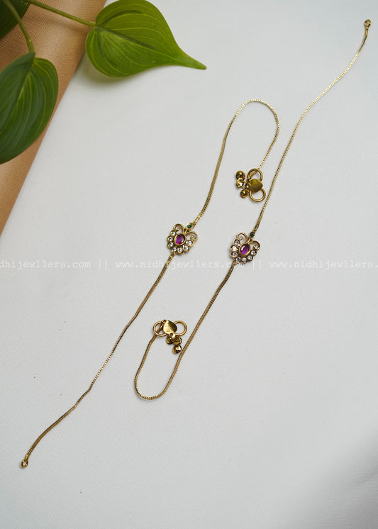 Floral anklet -Aadhya