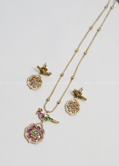 Premium Jadu Kundan necklace - Kashvi