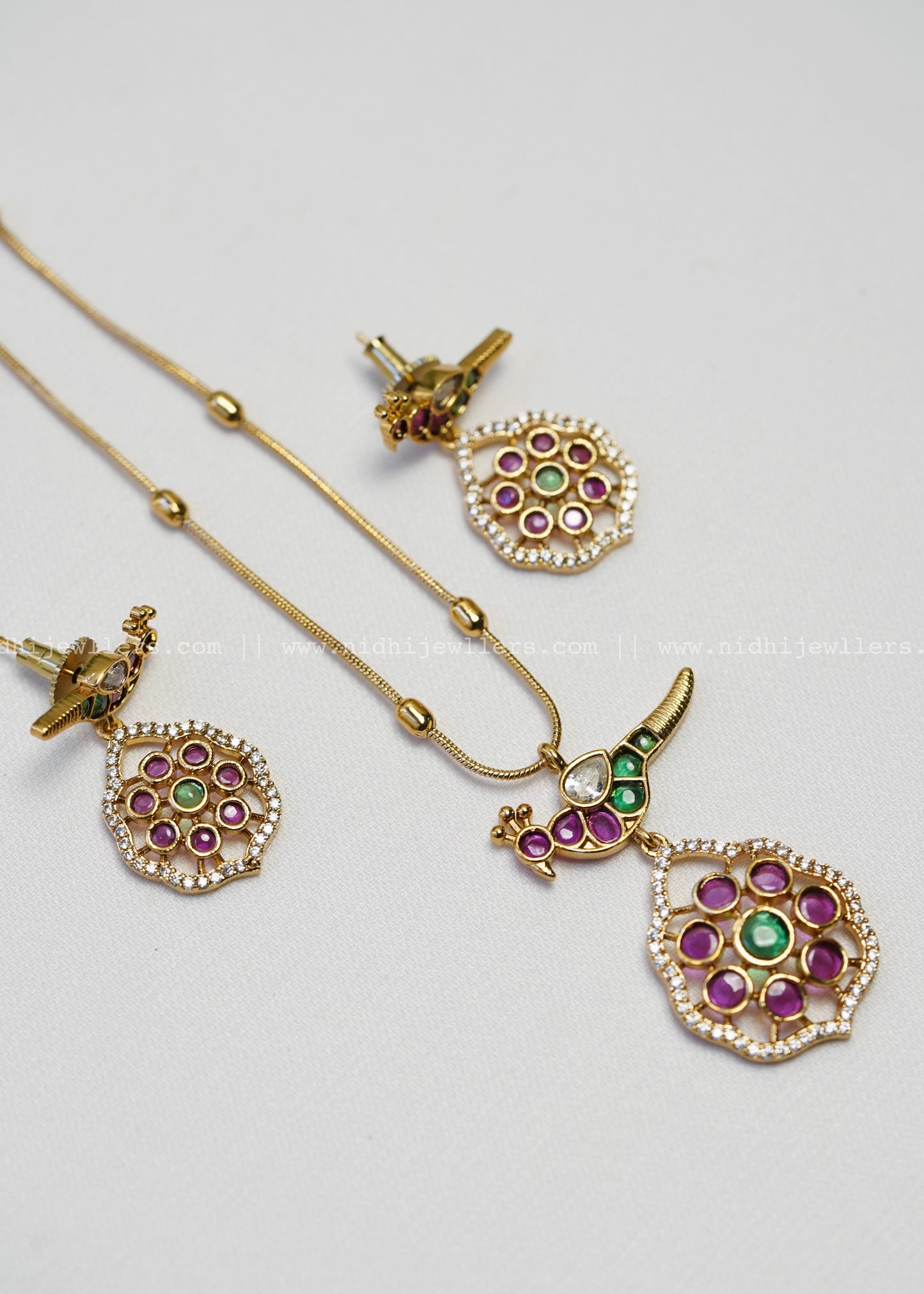 Premium Jadu Kundan necklace - Kashvi