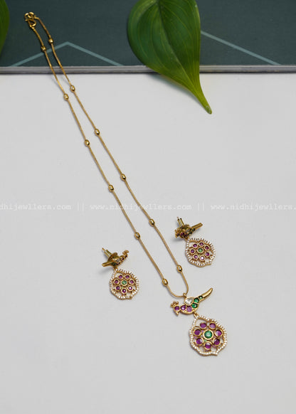 Premium Jadu Kundan necklace - Kashvi