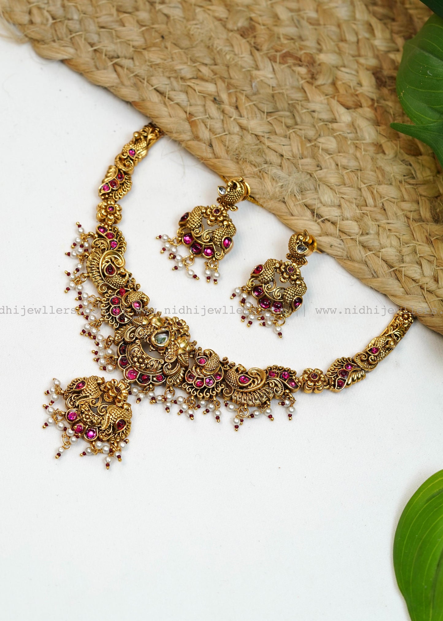 Antique necklace- MAYOORI