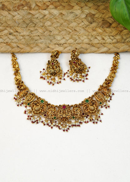 Antique necklace- non idol- Shrivalli