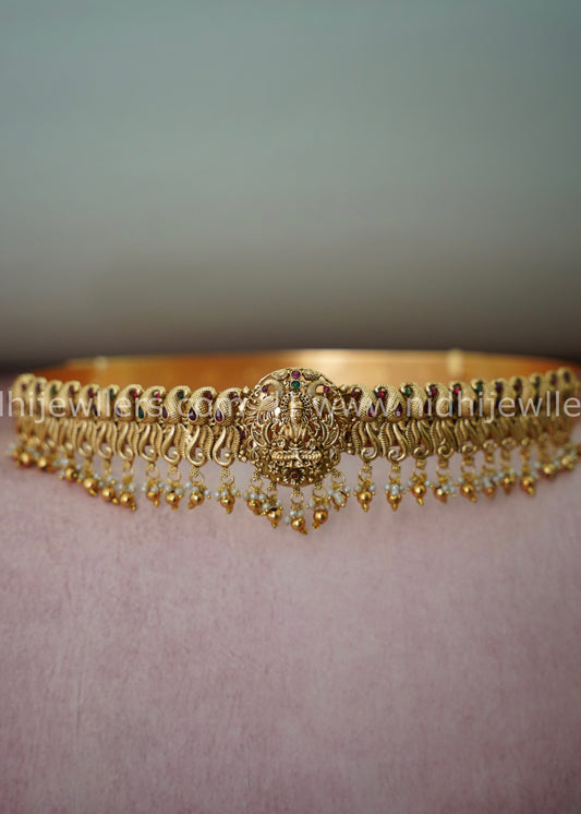 Premium Lakshmi peacock Hip belt