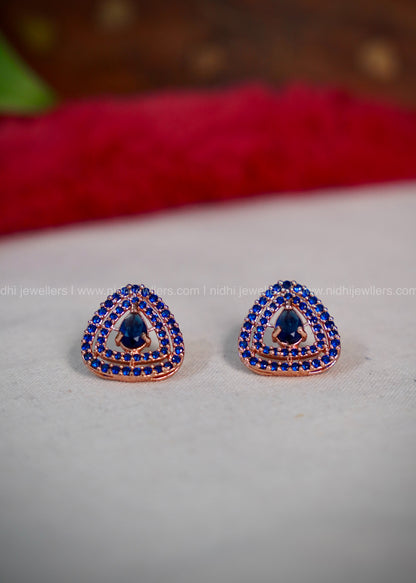 Daily ware Blue microstone earring