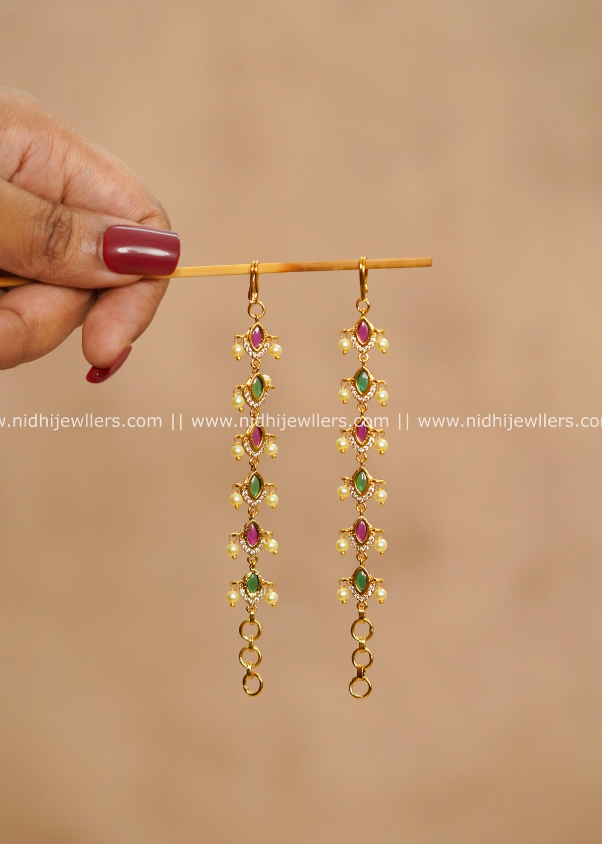 Kemp & Pearl Ear Extension Chains / Mattal / Mattils