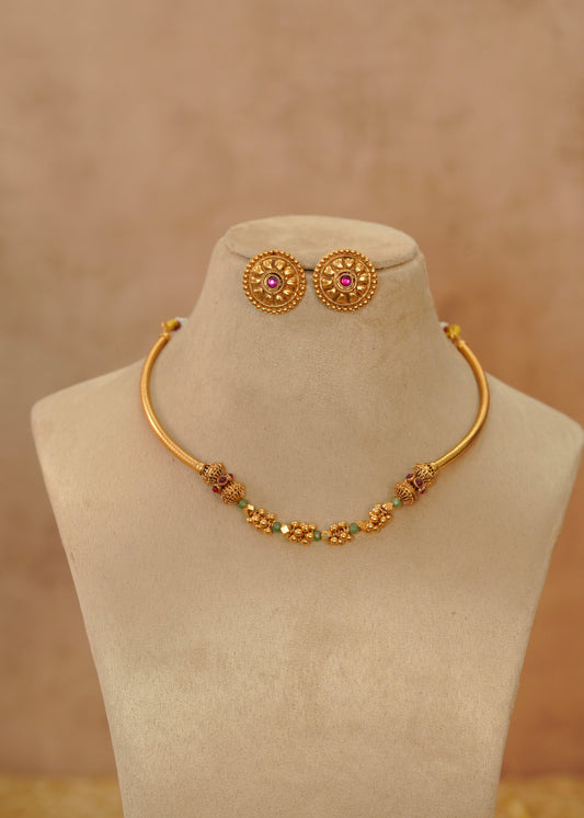 Heritage Antique Astapailu Hasli Choker Set – Jamuna