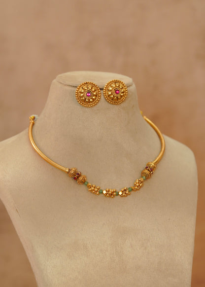 Heritage Antique Astapailu Hasli Choker Set – Jamuna
