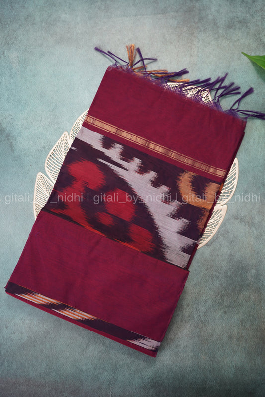 Premium Pochampally cotton silk saree