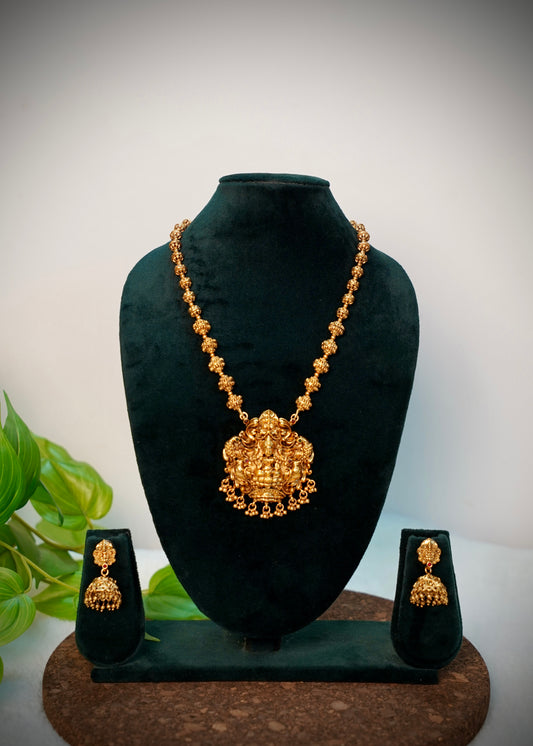 Premium Lakshmi haram golden