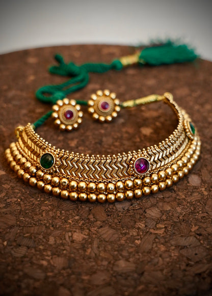 Sitara Classic Choker multicoloured
