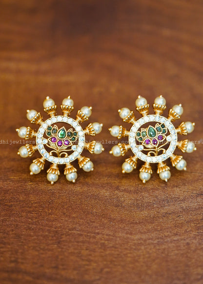 Premium kemp stone earrings