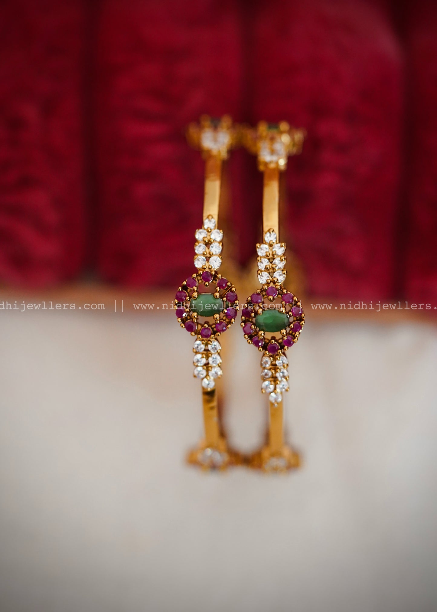 Premium multicoloured stone bangles