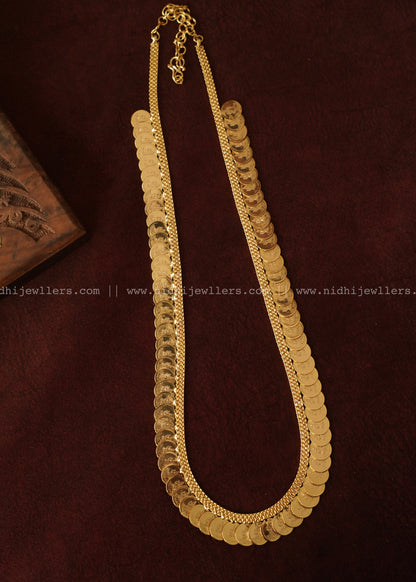 Premium real gold plated Kerala kashu mala long
