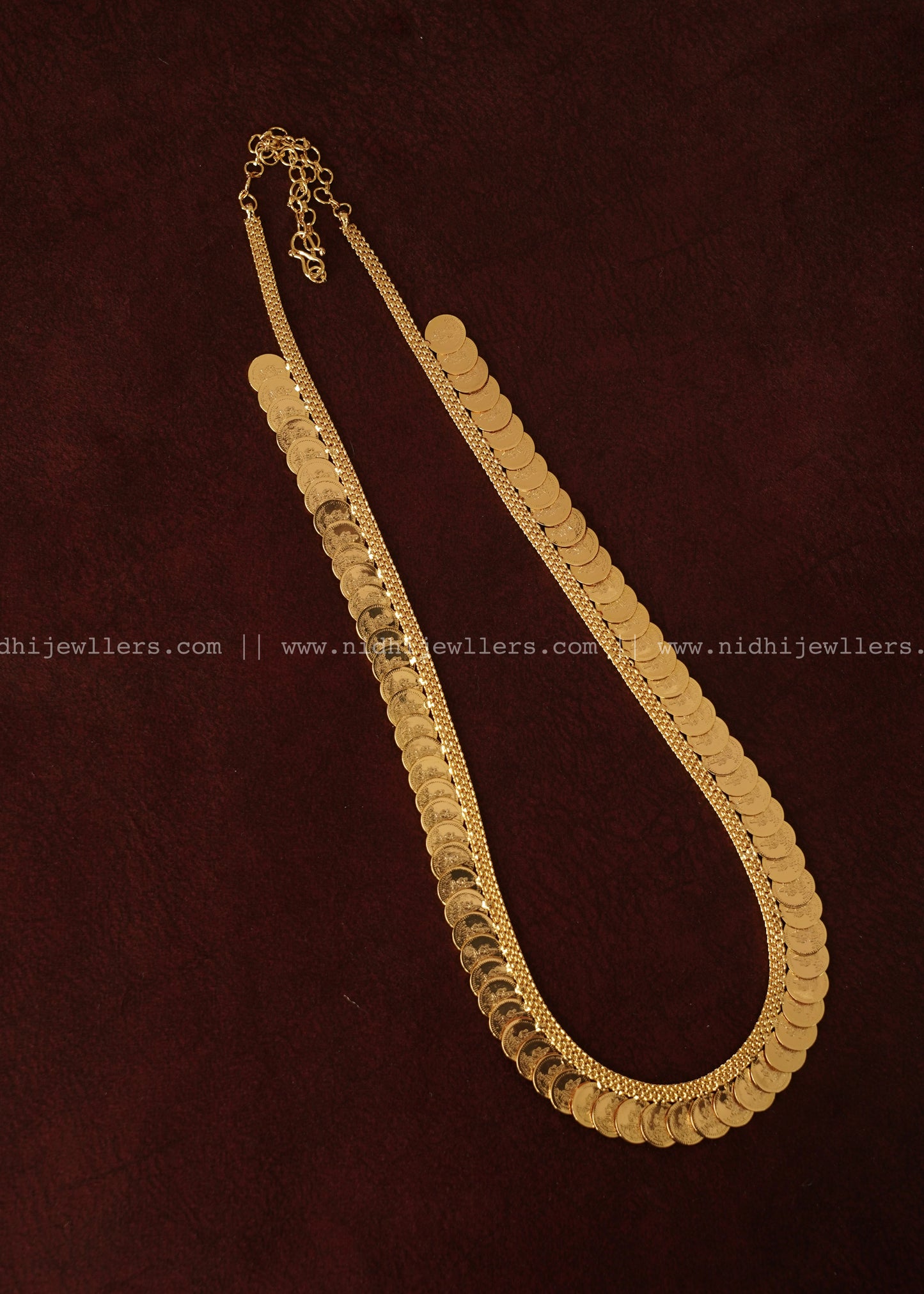 Premium real gold plated Kerala kashu mala long
