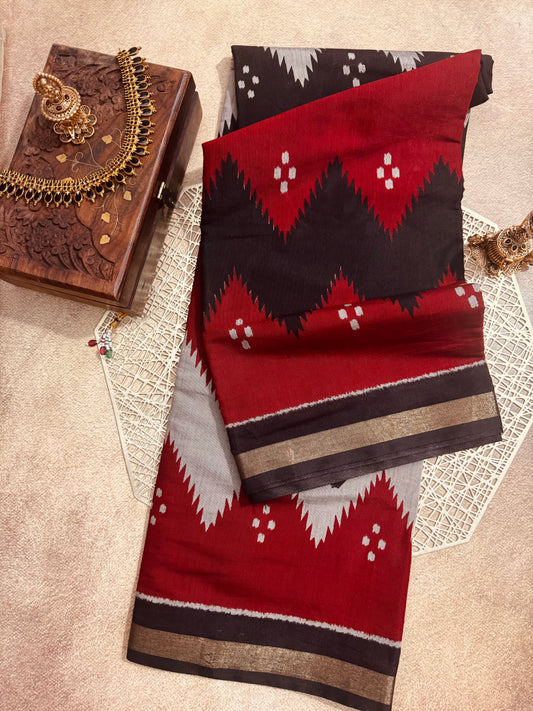 Maheshwari cotton saree