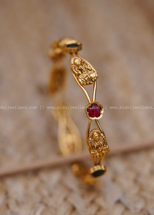 Lakshmi multicoloured floral bangle