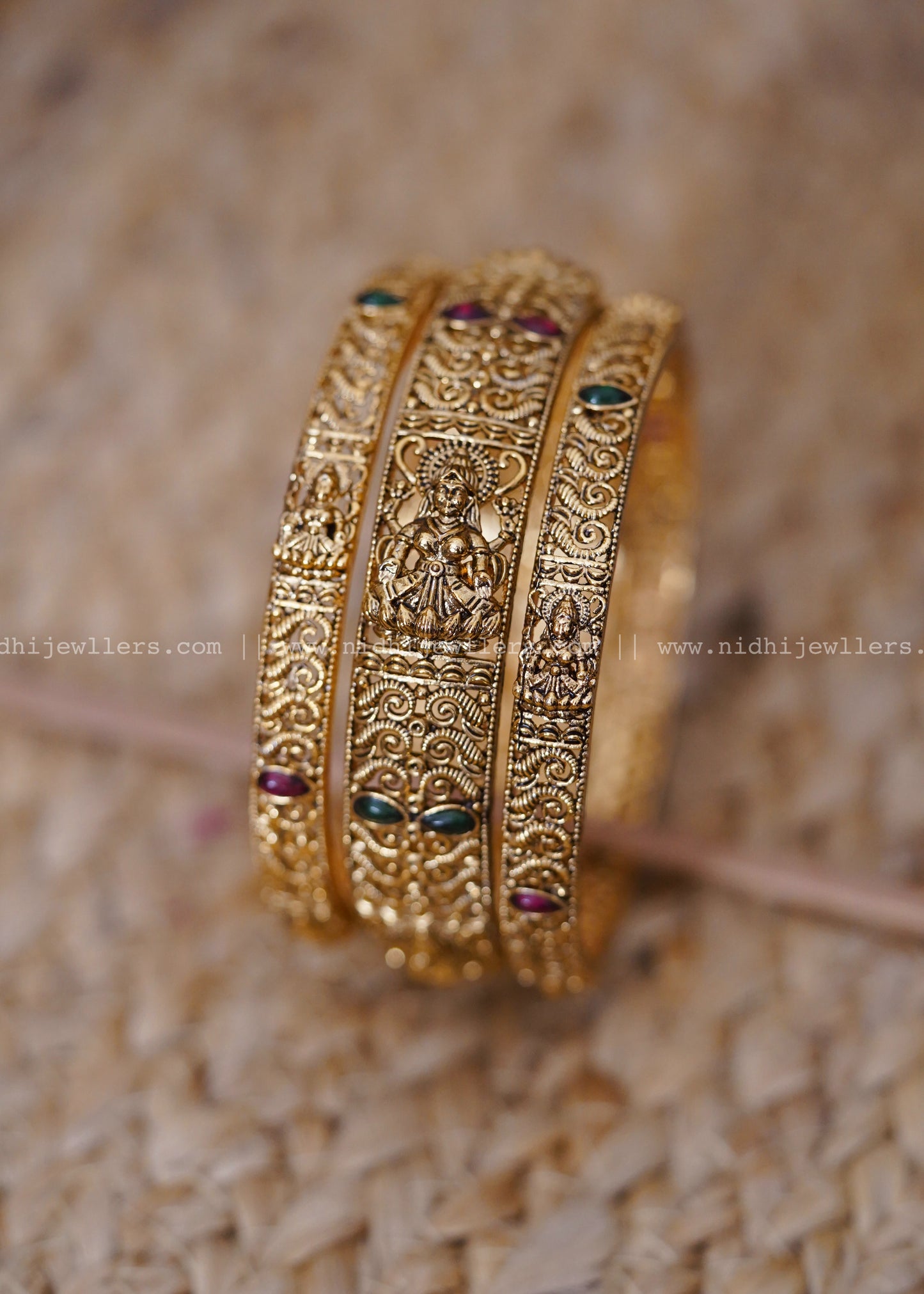 Seetha multicoloured bangle set