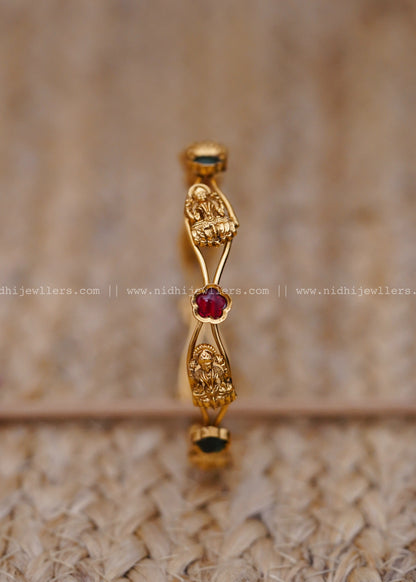 Lakshmi multicoloured floral bangle